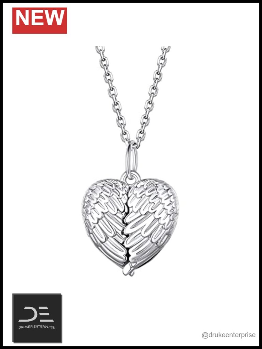 925 Sterling Silver Heart Locket Necklace Dainty Photo Keepsake Jewelry